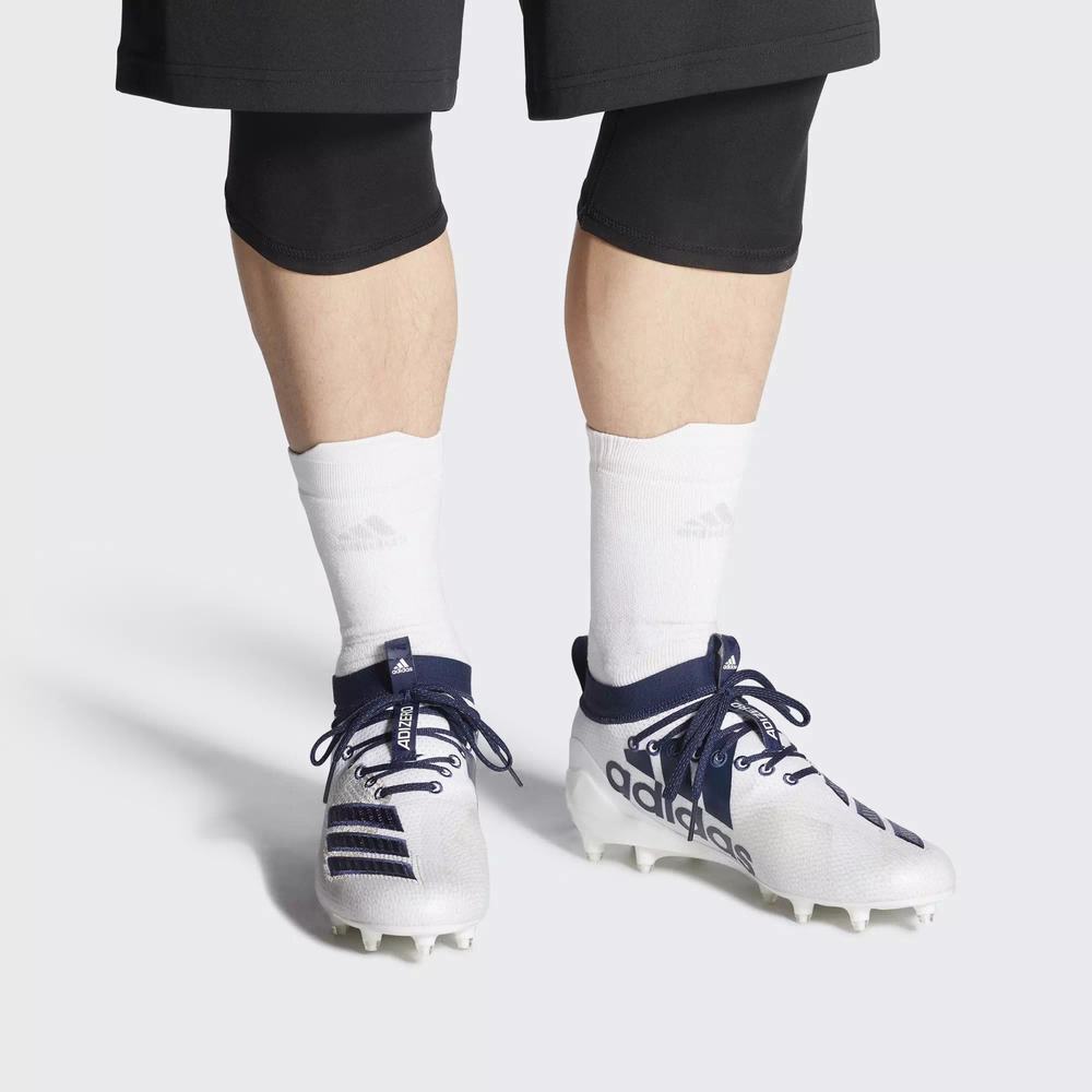 Adidas Adizero 8.0 Tacos de Futbol Blancos Para Hombre (MX-75086)